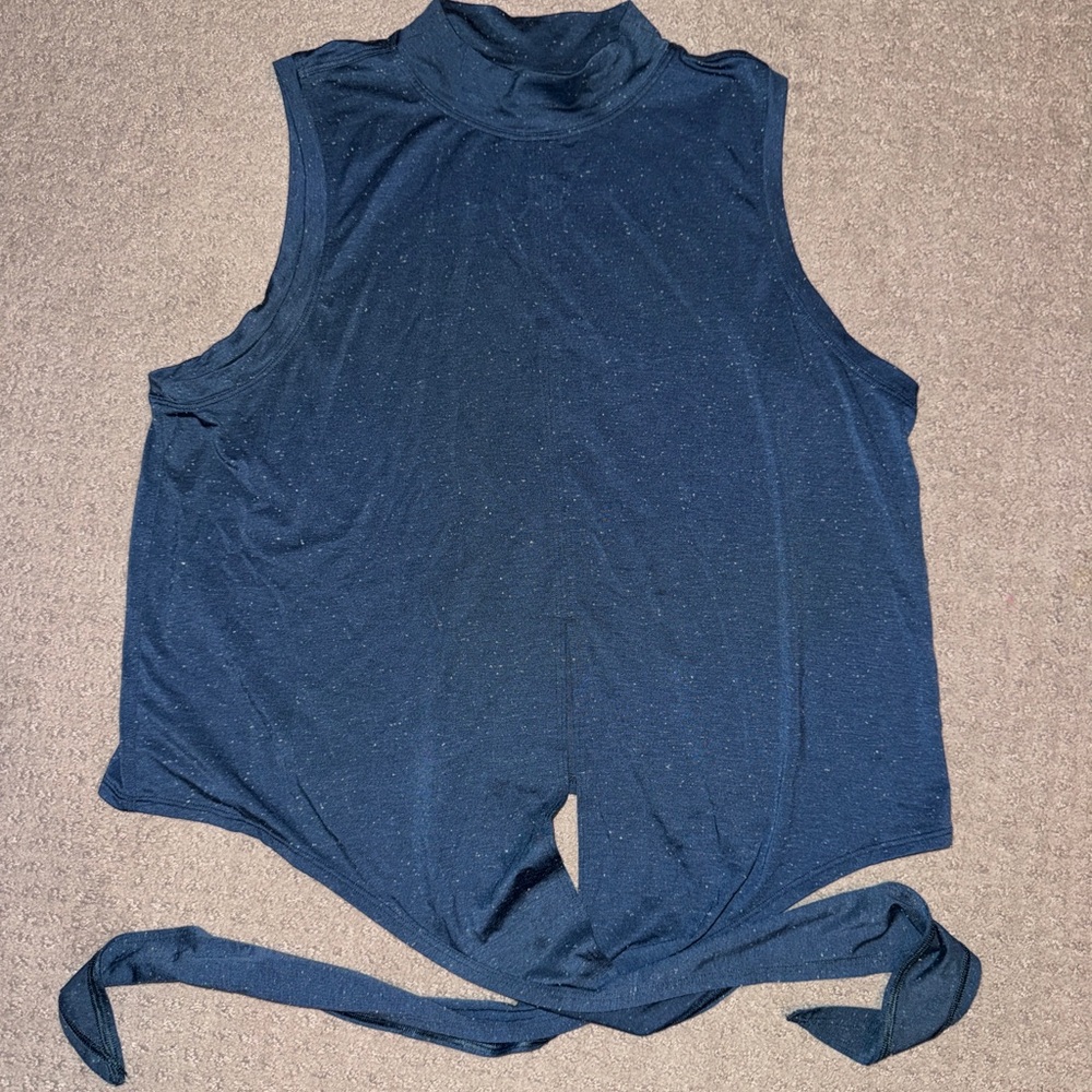 lululemon athletica High-Neck Navy Blouse